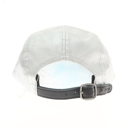 【中古】シュプリーム Supreme 2025年春夏 Washed Chino Twill Camp Cap コットン キャンプキャップ シルバー【 ONE SIZE（58cm） 】【 状態ランクB 】【 メンズ 】