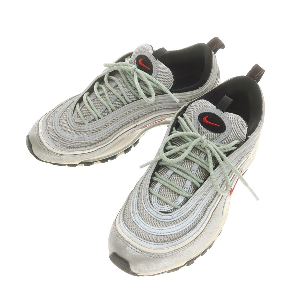 【中古】ナイキ NIKE AIR MAX 97 スニーカー シルバー【 27.5cm 】【 状態ランクC 】【 メンズ 】