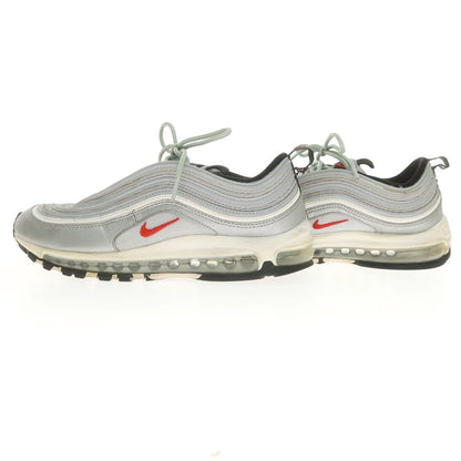 【中古】ナイキ NIKE AIR MAX 97 スニーカー シルバー【 27.5cm 】【 状態ランクC 】【 メンズ 】