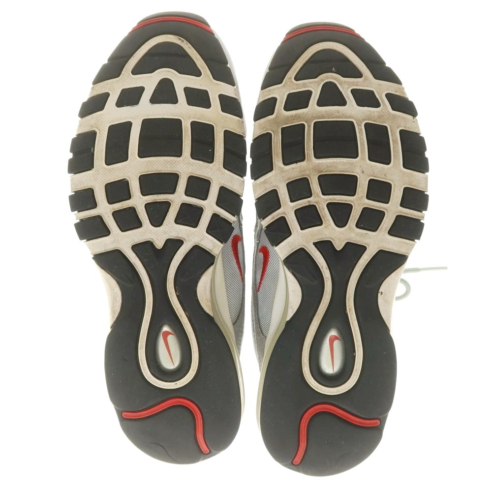 【中古】ナイキ NIKE AIR MAX 97 スニーカー シルバー【 27.5cm 】【 状態ランクC 】【 メンズ 】