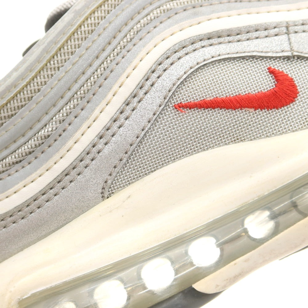 【中古】ナイキ NIKE AIR MAX 97 スニーカー シルバー【 27.5cm 】【 状態ランクC 】【 メンズ 】