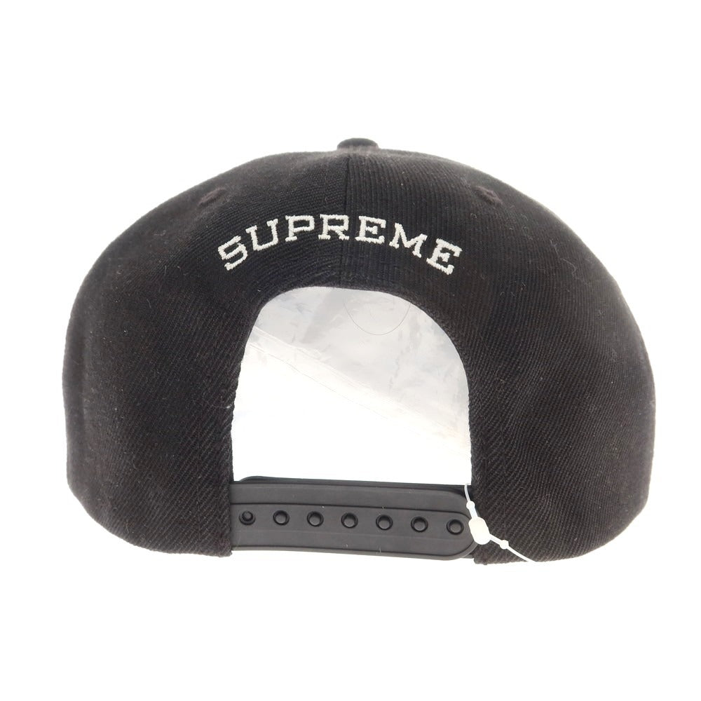 【中古】シュプリーム Supreme 2025年春夏 Aphex Twin 6-Panel アクリルウール ベースボールキャップ ブラック【 ONE SIZE（58cm） 】【 状態ランクB 】【 メンズ 】