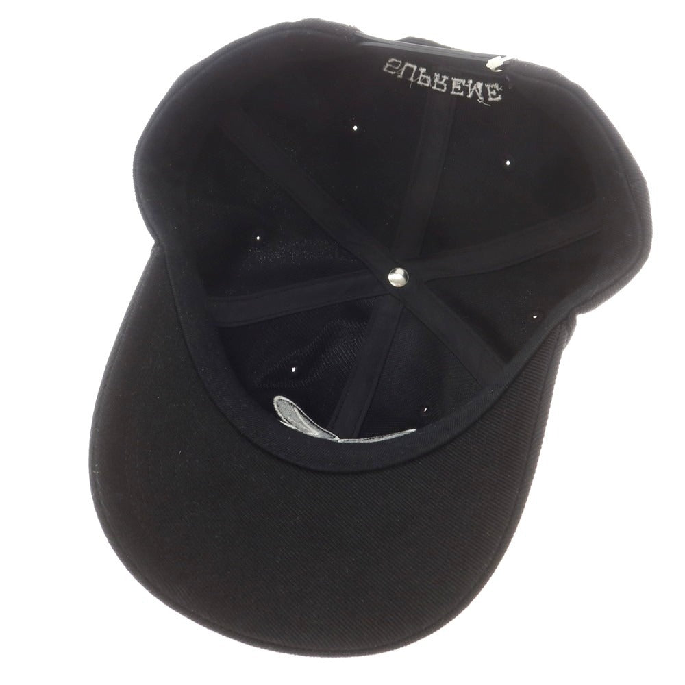 【中古】シュプリーム Supreme 2025年春夏 Aphex Twin 6-Panel アクリルウール ベースボールキャップ ブラック【 ONE SIZE（58cm） 】【 状態ランクB 】【 メンズ 】