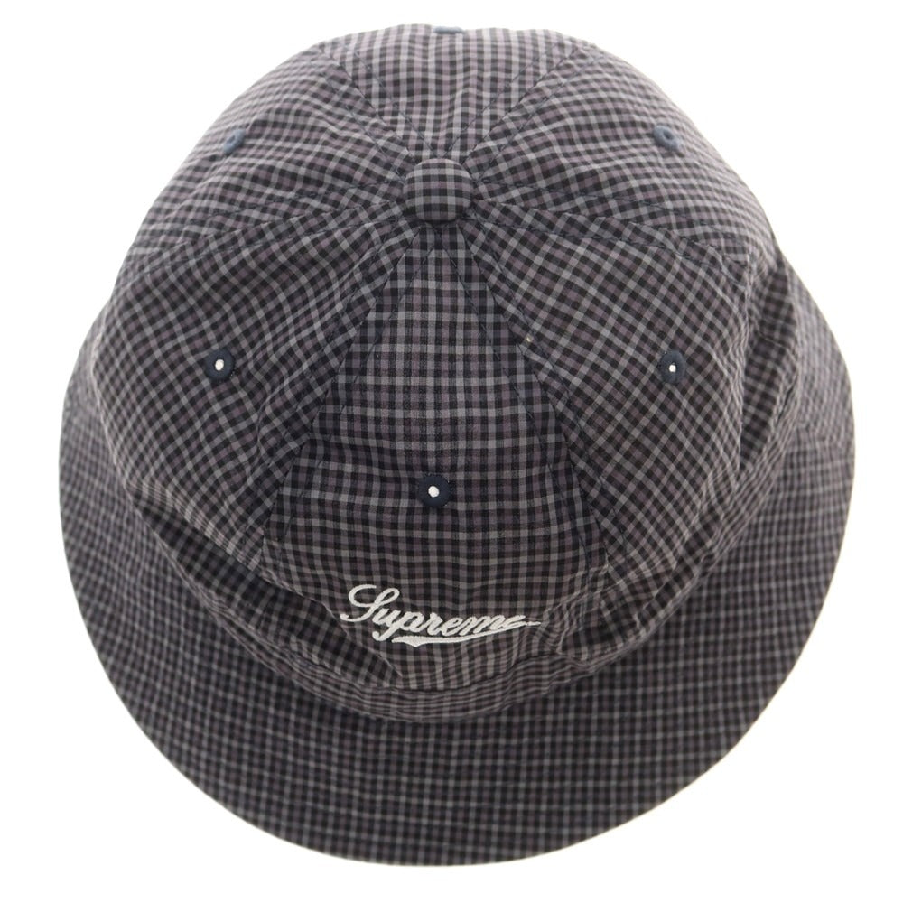 【中古】シュプリーム Supreme 2025年春夏 Cordura Plaid Bell Hat コットンナイロン ハット グレーxブラック【 58cm（S/M） 】【 状態ランクA 】【 メンズ 】