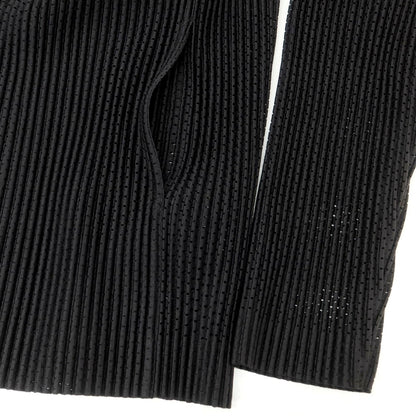 【中古】オム プリッセ イッセイミヤケ HOMME PLISSE ISSEY MIYAKE 2025年春夏 メッシュポリエステル プリーツ加工 ジャケット ブラック【 表記なし（L位） 】【 状態ランクA 】【 メンズ 】