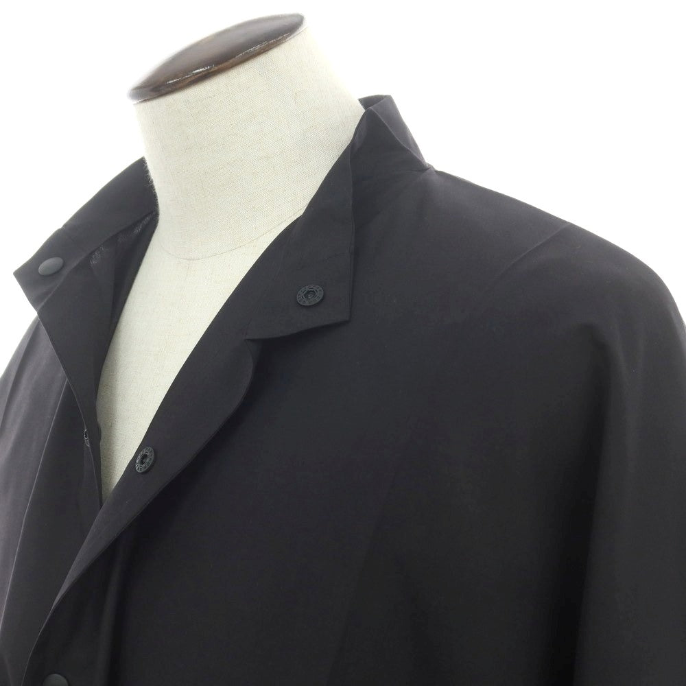 【中古】アイム メン IM MEN 2025年秋冬 ポリエステル系 ロングシャツ カジュアルシャツ ブラック【サイズ表記なし（L位）】【 状態ランクC 】【 メンズ 】 [EPD]