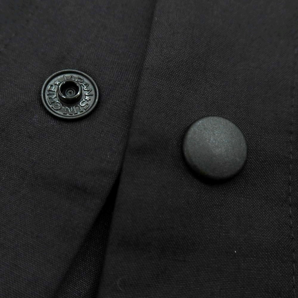 【中古】アイム メン IM MEN 2025年秋冬 ポリエステル系 ロングシャツ カジュアルシャツ ブラック【サイズ表記なし（L位）】【 状態ランクC 】【 メンズ 】 [EPD]