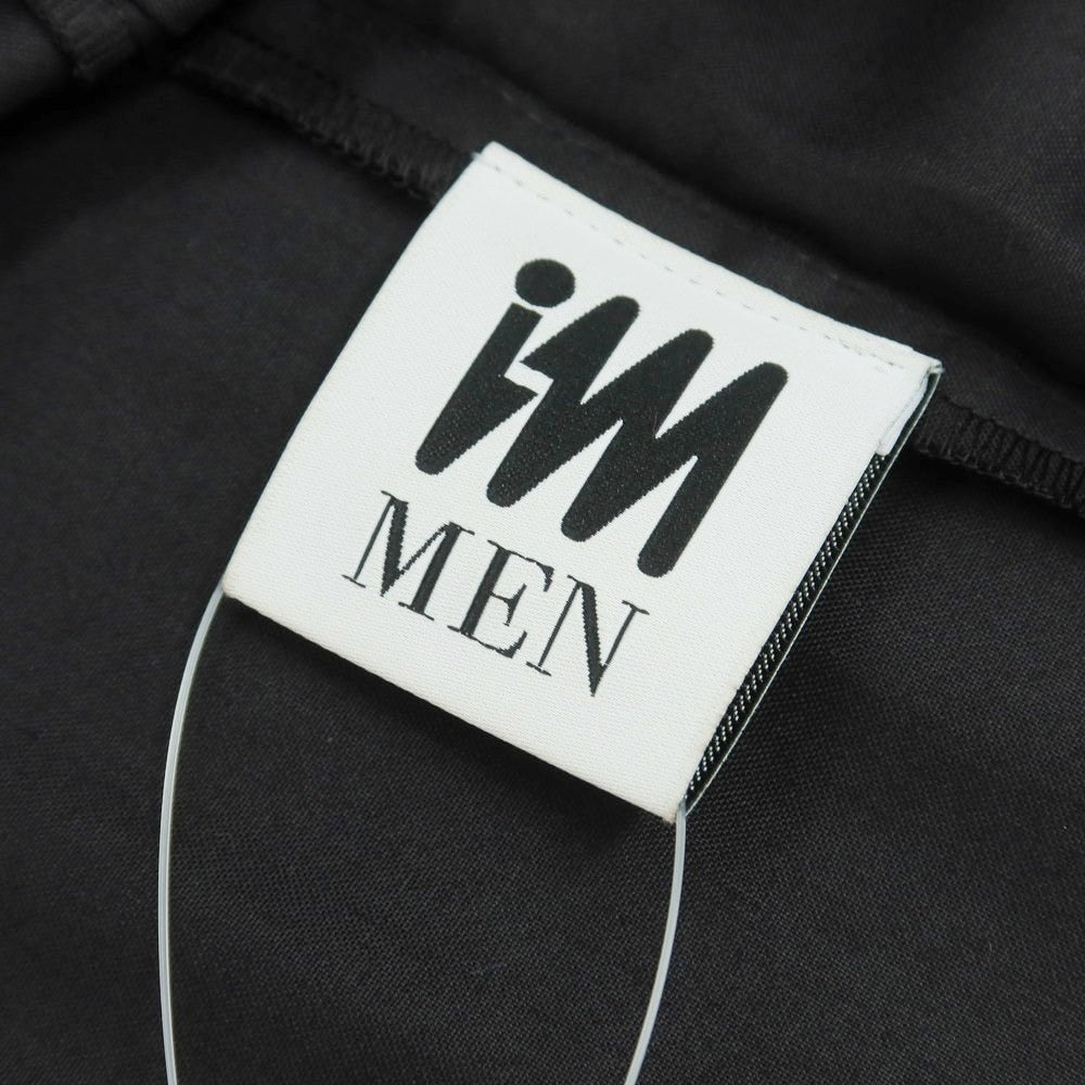 【中古】アイム メン IM MEN 2025年秋冬 ポリエステル系 ロングシャツ カジュアルシャツ ブラック【サイズ表記なし（L位）】【 状態ランクC 】【 メンズ 】 [EPD]