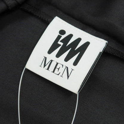 【中古】アイム メン IM MEN 2025年秋冬 ポリエステル系 ロングシャツ カジュアルシャツ ブラック【サイズ表記なし（L位）】【 状態ランクC 】【 メンズ 】 [EPD]