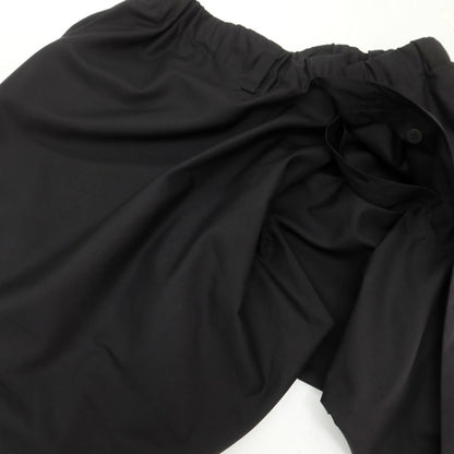 【中古】アイム メン IM MEN 2025年秋冬 アシンメトリー イージーパンツ ブラック【 表記なし（L位） 】【 状態ランクA 】【 メンズ 】