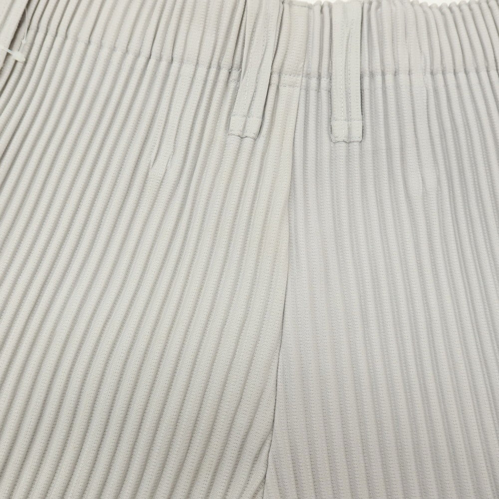 【中古】オム プリッセ イッセイミヤケ HOMME PLISSE ISSEY MIYAKE ポリエステル プリーツ イージーパンツ ライトグレー【サイズ1】【 状態ランクA 】【 メンズ 】