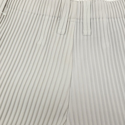 【中古】オム プリッセ イッセイミヤケ HOMME PLISSE ISSEY MIYAKE ポリエステル プリーツ イージーパンツ ライトグレー【サイズ1】【 状態ランクA 】【 メンズ 】