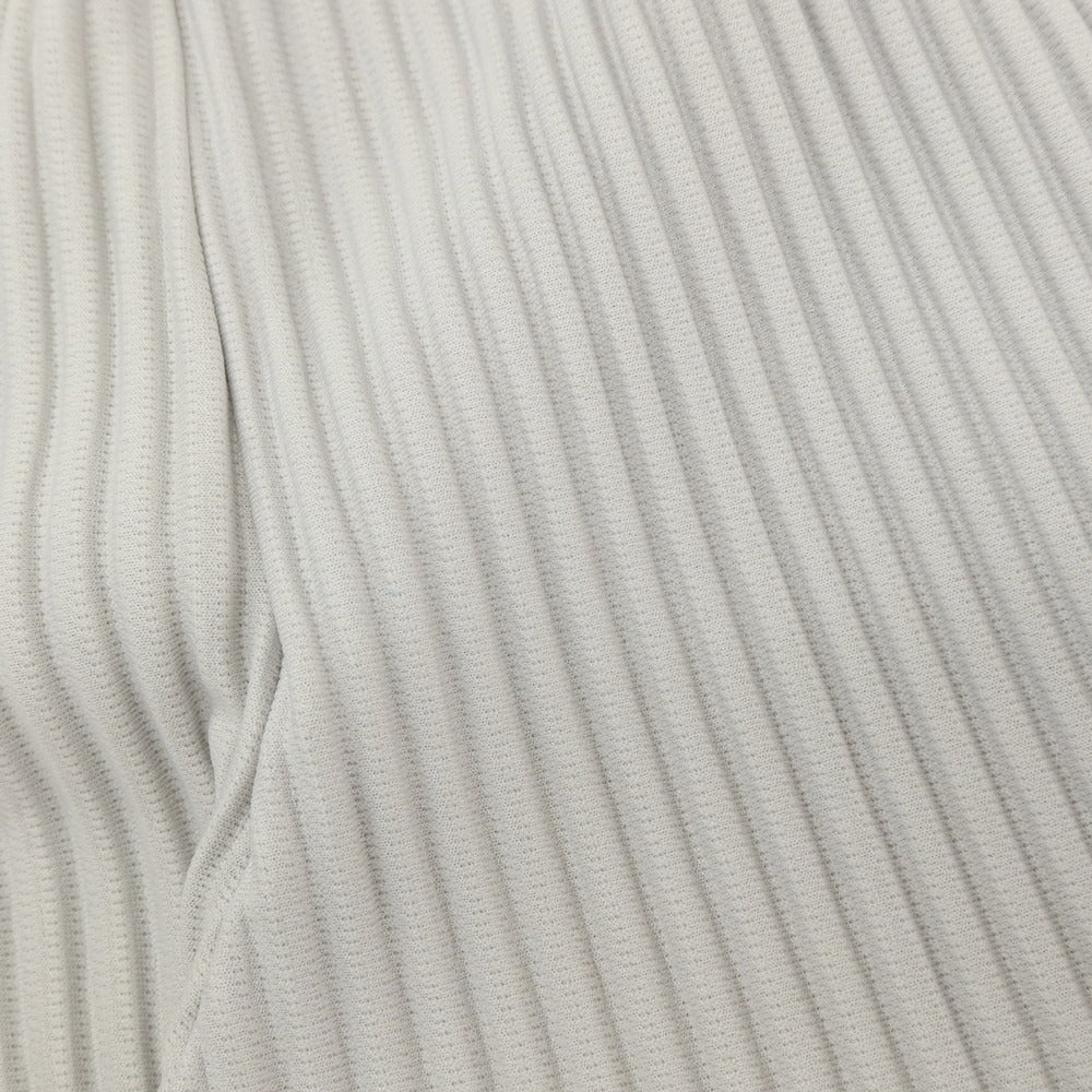 【中古】オム プリッセ イッセイミヤケ HOMME PLISSE ISSEY MIYAKE ポリエステル プリーツ イージーパンツ ライトグレー【サイズ1】【 状態ランクA 】【 メンズ 】 [BPD]