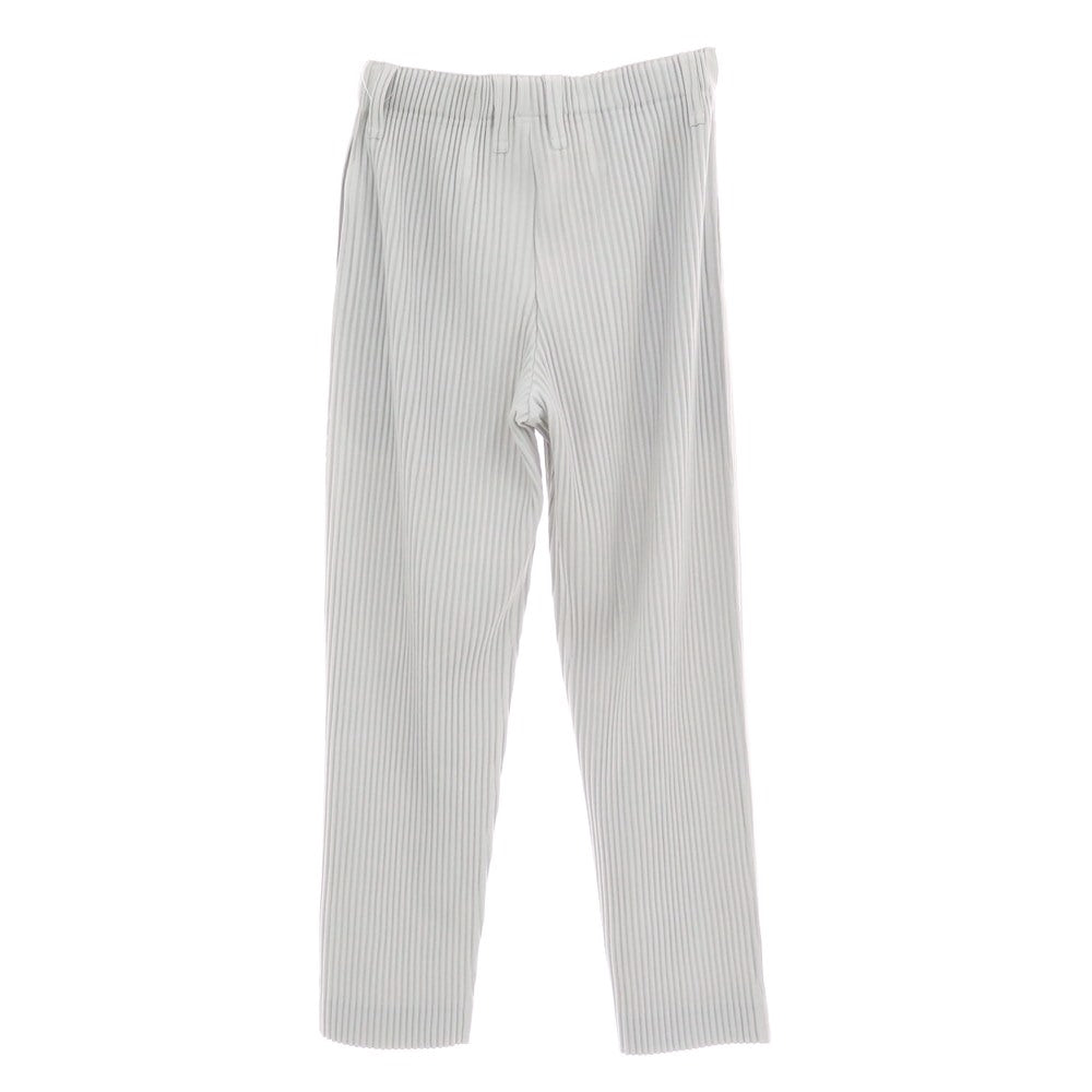 【中古】オム プリッセ イッセイミヤケ HOMME PLISSE ISSEY MIYAKE ポリエステル プリーツ イージーパンツ ライトグレー【 1 】【 状態ランクA 】【 メンズ 】