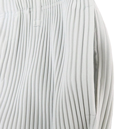 【中古】オム プリッセ イッセイミヤケ HOMME PLISSE ISSEY MIYAKE ポリエステル プリーツ イージーパンツ ライトグレー【 1 】【 状態ランクA 】【 メンズ 】