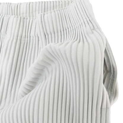 【中古】オム プリッセ イッセイミヤケ HOMME PLISSE ISSEY MIYAKE ポリエステル プリーツ イージーパンツ ライトグレー【 1 】【 状態ランクB 】【 メンズ 】