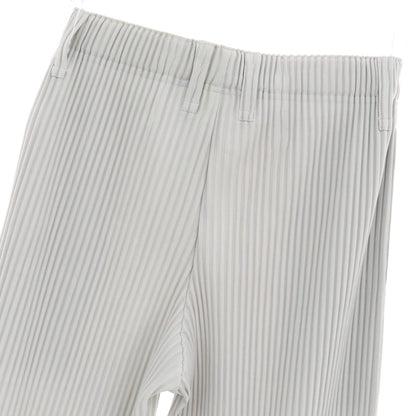 【中古】オム プリッセ イッセイミヤケ HOMME PLISSE ISSEY MIYAKE ポリエステル プリーツ イージーパンツ ライトグレー【 1 】【 状態ランクB 】【 メンズ 】