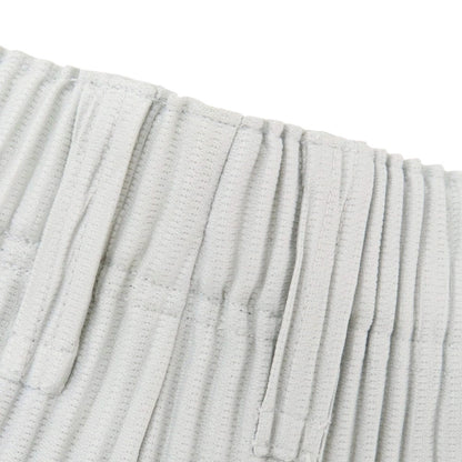 【中古】オム プリッセ イッセイミヤケ HOMME PLISSE ISSEY MIYAKE ポリエステル プリーツ イージーパンツ ライトグレー【 1 】【 状態ランクB 】【 メンズ 】