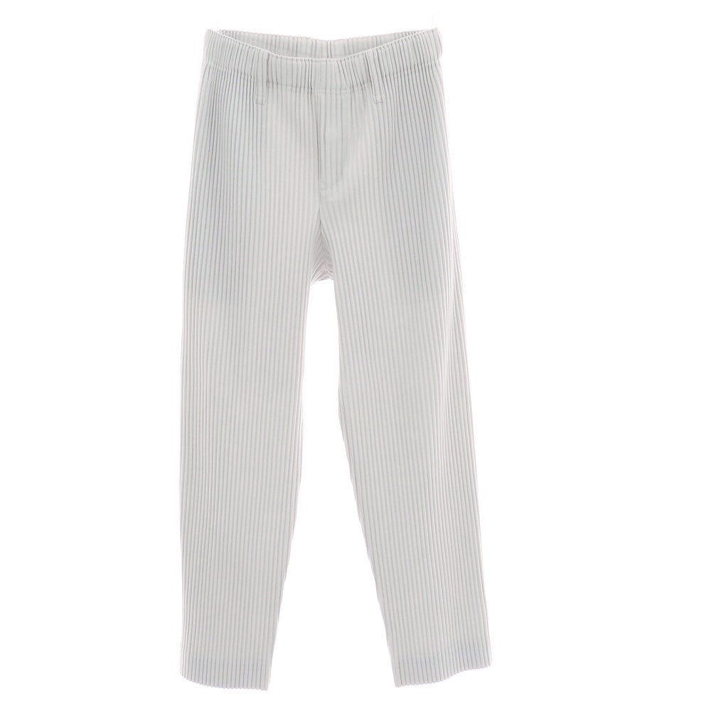 【中古】オム プリッセ イッセイミヤケ HOMME PLISSE ISSEY MIYAKE ポリエステル プリーツ イージーパンツ ライトグレー【 サイズ1 】【 状態ランクA 】【 メンズ 】 [BPD]