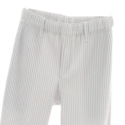 【中古】オム プリッセ イッセイミヤケ HOMME PLISSE ISSEY MIYAKE ポリエステル プリーツ イージーパンツ ライトグレー【 1 】【 状態ランクA 】【 メンズ 】