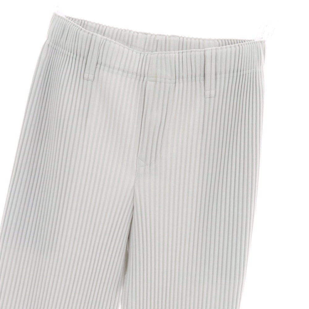 【中古】オム プリッセ イッセイミヤケ HOMME PLISSE ISSEY MIYAKE ポリエステル プリーツ イージーパンツ ライトグレー【 1 】【 状態ランクB 】【 メンズ 】