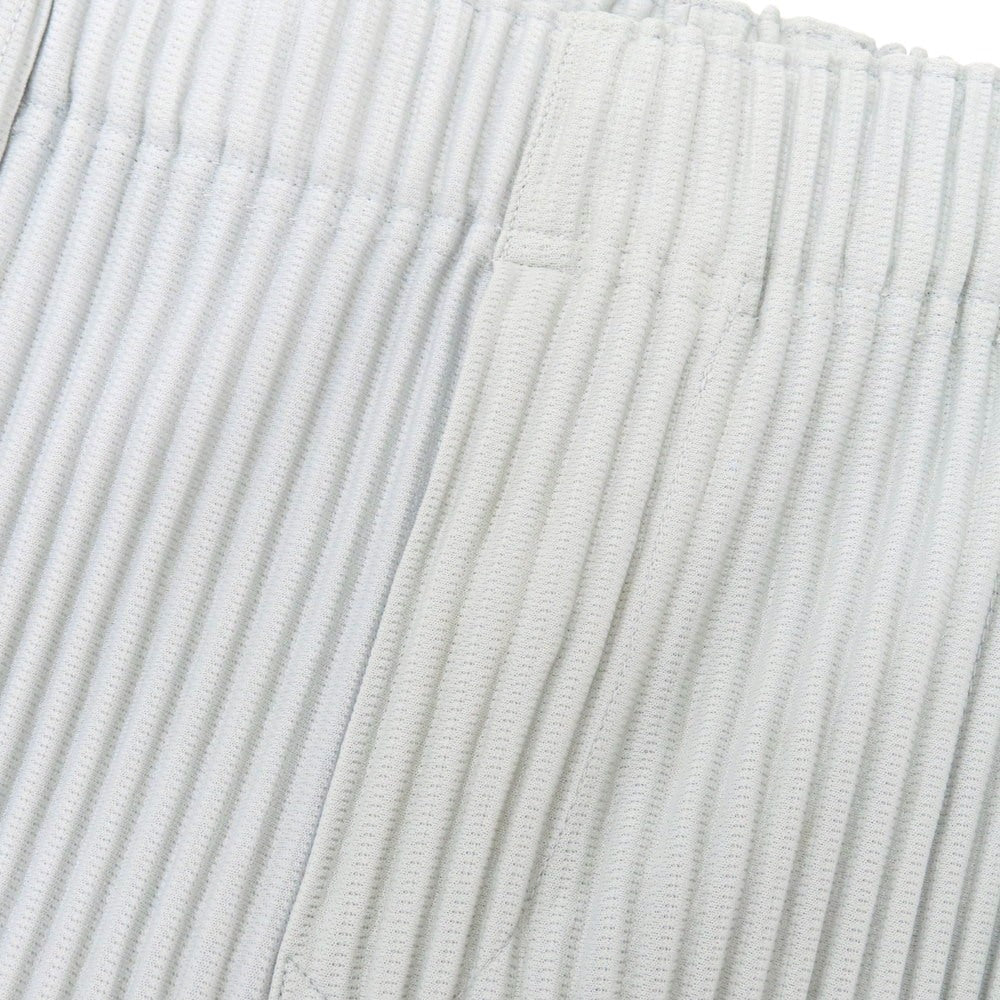 【中古】オム プリッセ イッセイミヤケ HOMME PLISSE ISSEY MIYAKE ポリエステル プリーツ イージーパンツ ライトグレー【 1 】【 状態ランクB 】【 メンズ 】