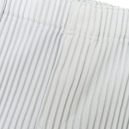 【中古】オム プリッセ イッセイミヤケ HOMME PLISSE ISSEY MIYAKE ポリエステル プリーツ イージーパンツ ライトグレー【 1 】【 状態ランクB 】【 メンズ 】