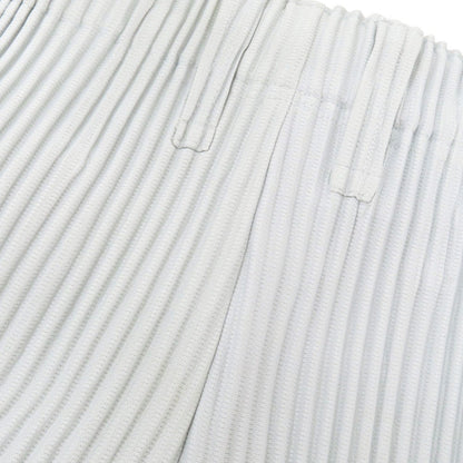 【中古】オム プリッセ イッセイミヤケ HOMME PLISSE ISSEY MIYAKE ポリエステル プリーツ イージーパンツ ライトグレー【 1 】【 状態ランクB 】【 メンズ 】