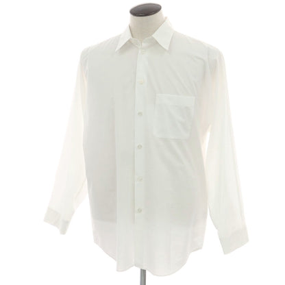 【中古】オム プリッセ イッセイミヤケ HOMME PLISSE ISSEY MIYAKE 2025年春夏 コットン系 レギュラーカラー カジュアルシャツ ホワイト【 表記なし（Ｌ位） 】【 状態ランクA 】【 メンズ 】