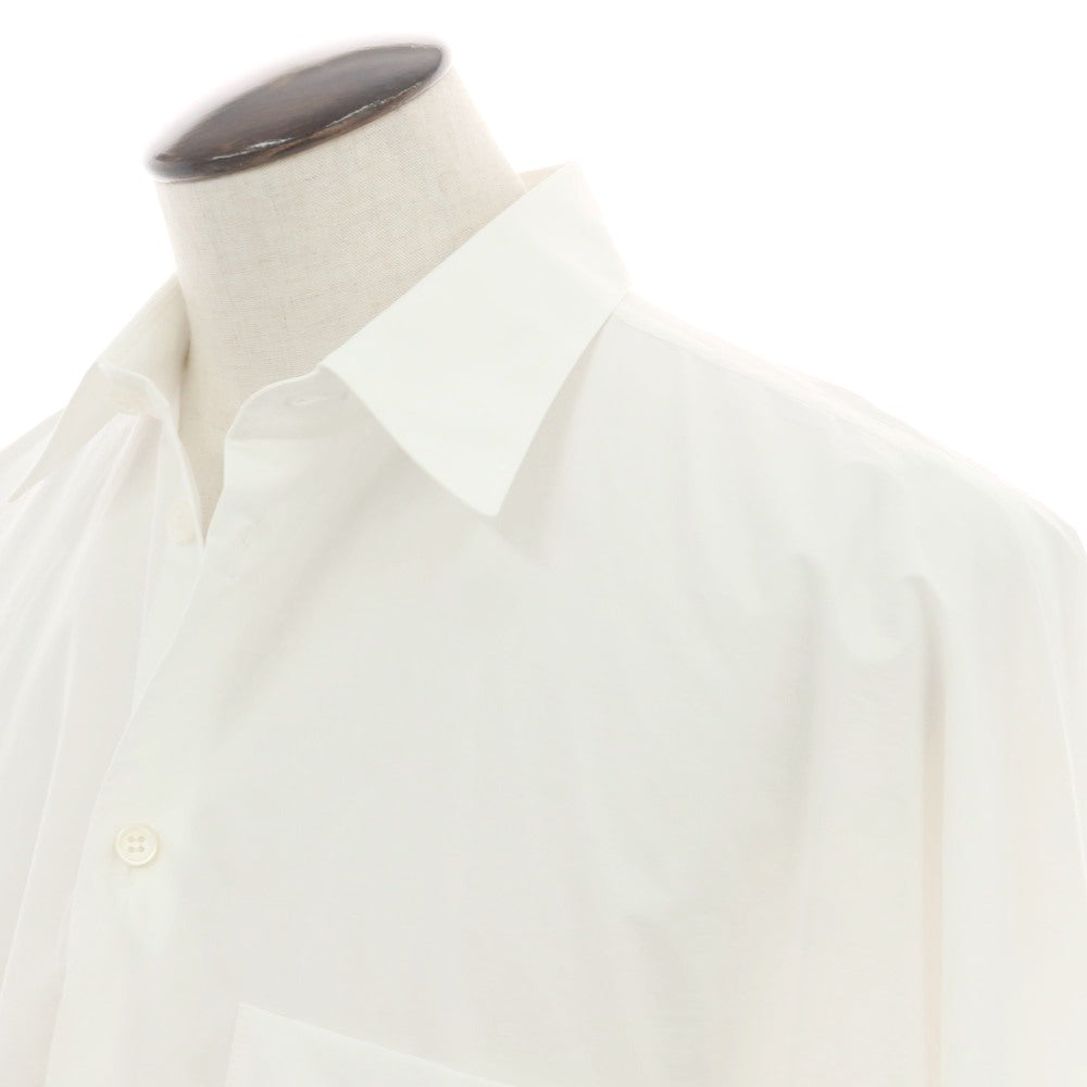 【中古】オム プリッセ イッセイミヤケ HOMME PLISSE ISSEY MIYAKE 2025年春夏 コットン系 レギュラーカラー カジュアルシャツ ホワイト【 表記なし（Ｌ位） 】【 状態ランクA 】【 メンズ 】