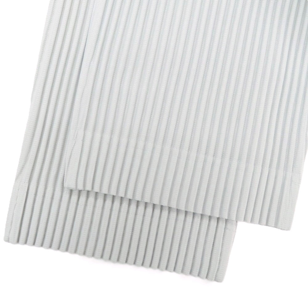 【中古】オム プリッセ イッセイミヤケ HOMME PLISSE ISSEY MIYAKE ポリエステル プリーツ イージーパンツ ライトグレー【 1 】【 状態ランクA 】【 メンズ 】