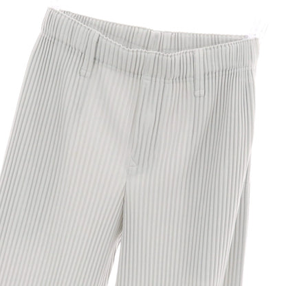 【中古】オム プリッセ イッセイミヤケ HOMME PLISSE ISSEY MIYAKE ポリエステル プリーツ イージーパンツ ライトグレー【 1 】【 状態ランクA 】【 メンズ 】