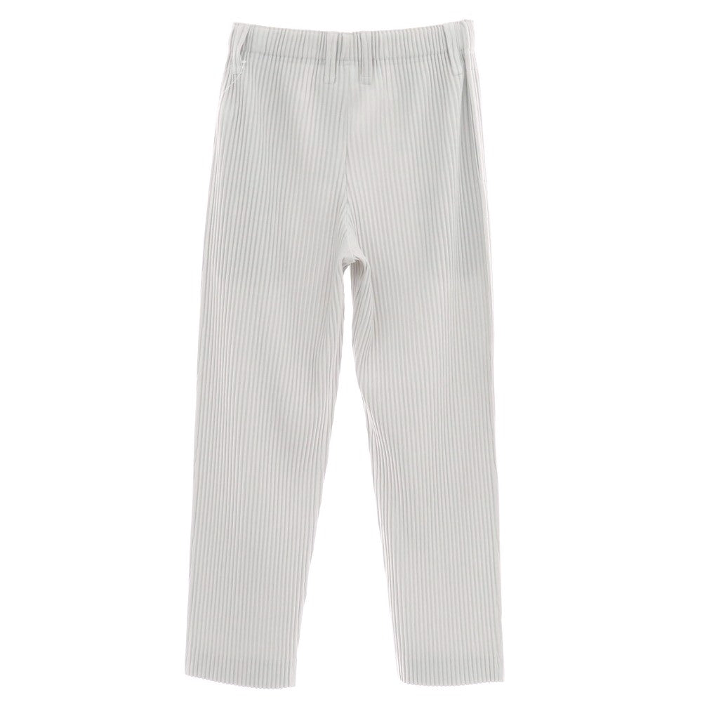 【中古】オム プリッセ イッセイミヤケ HOMME PLISSE ISSEY MIYAKE ポリエステル プリーツ イージーパンツ ライトグレー【 サイズ1 】【 状態ランクA 】【 メンズ 】 [BPD]