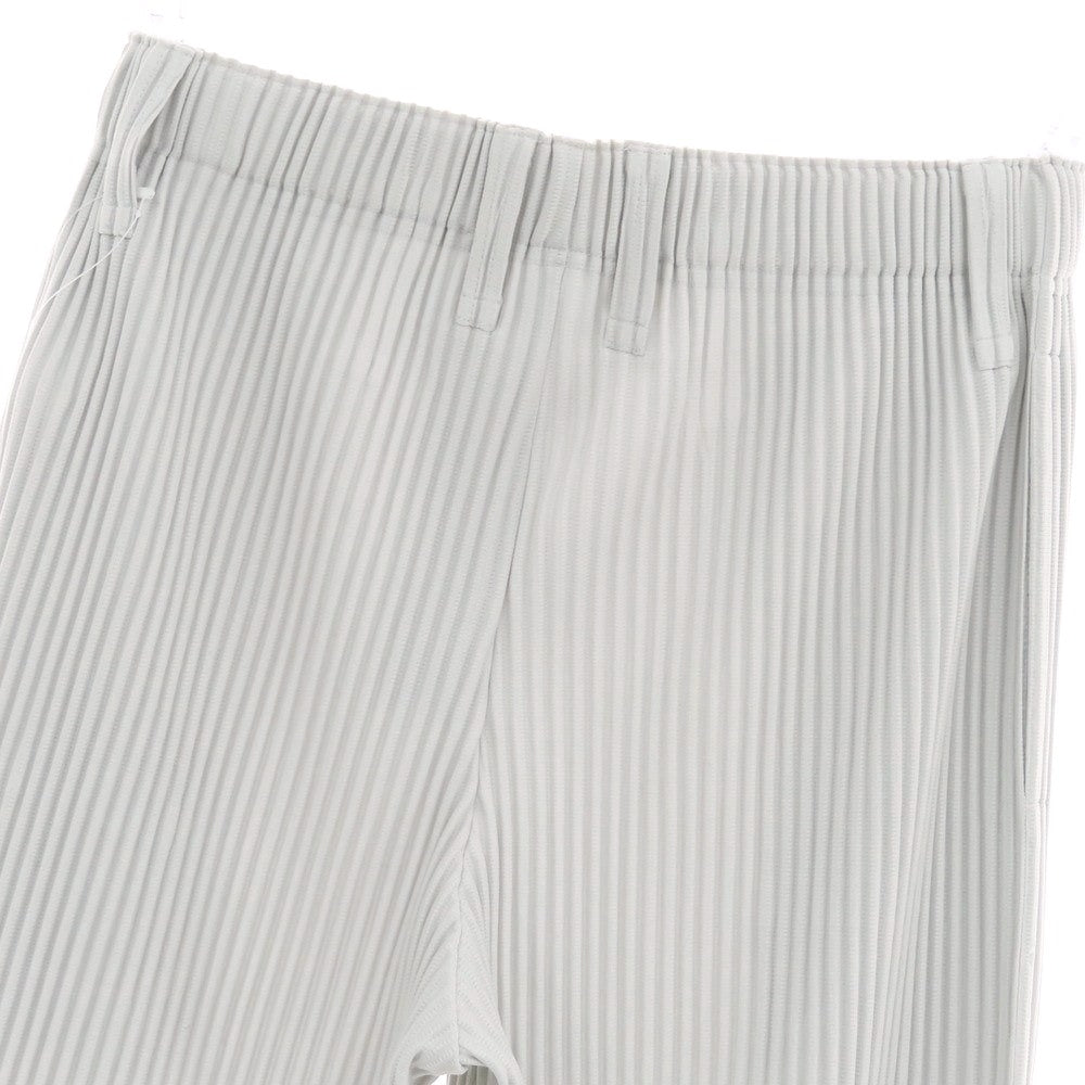 【中古】オム プリッセ イッセイミヤケ HOMME PLISSE ISSEY MIYAKE ポリエステル プリーツ イージーパンツ ライトグレー【 サイズ1 】【 状態ランクA 】【 メンズ 】 [BPD]