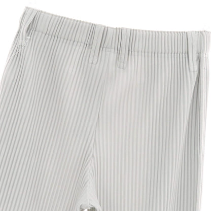 【中古】オム プリッセ イッセイミヤケ HOMME PLISSE ISSEY MIYAKE ポリエステル プリーツ イージーパンツ ライトグレー【 1 】【 状態ランクA 】【 メンズ 】
