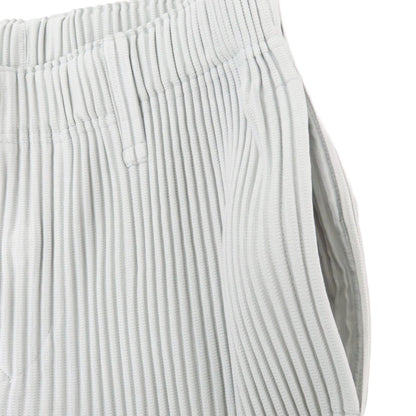 【中古】オム プリッセ イッセイミヤケ HOMME PLISSE ISSEY MIYAKE ポリエステル プリーツ イージーパンツ ライトグレー【 1 】【 状態ランクA 】【 メンズ 】