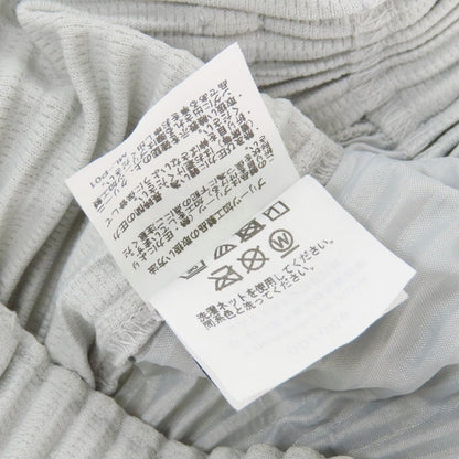 【中古】オム プリッセ イッセイミヤケ HOMME PLISSE ISSEY MIYAKE ポリエステル プリーツ イージーパンツ ライトグレー【 1 】【 状態ランクA 】【 メンズ 】