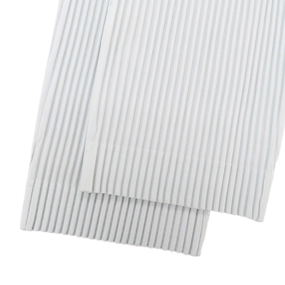 【中古】オム プリッセ イッセイミヤケ HOMME PLISSE ISSEY MIYAKE ポリエステル プリーツ イージーパンツ ライトグレー【 1 】【 状態ランクA 】【 メンズ 】