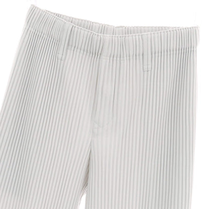 【中古】オム プリッセ イッセイミヤケ HOMME PLISSE ISSEY MIYAKE ポリエステル プリーツ イージーパンツ ライトグレー【 1 】【 状態ランクA 】【 メンズ 】