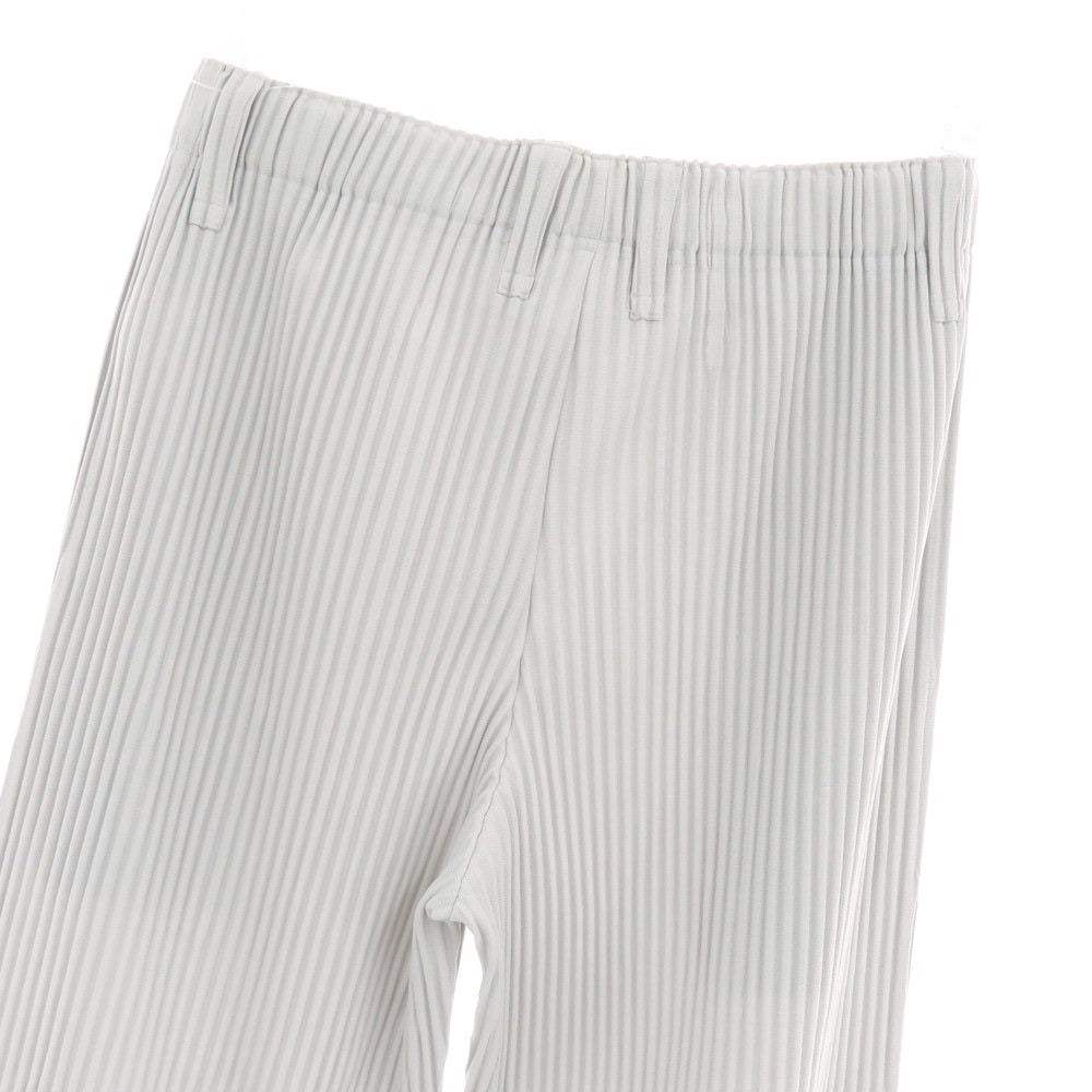 【中古】オム プリッセ イッセイミヤケ HOMME PLISSE ISSEY MIYAKE ポリエステル プリーツ イージーパンツ ライトグレー【 サイズ1 】【 状態ランクA 】【 メンズ 】 [BPD]