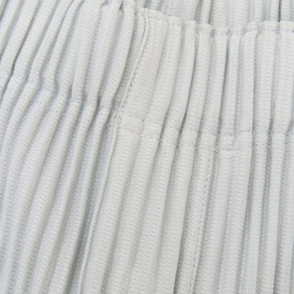 【中古】オム プリッセ イッセイミヤケ HOMME PLISSE ISSEY MIYAKE ポリエステル プリーツ イージーパンツ ライトグレー【 1 】【 状態ランクA 】【 メンズ 】