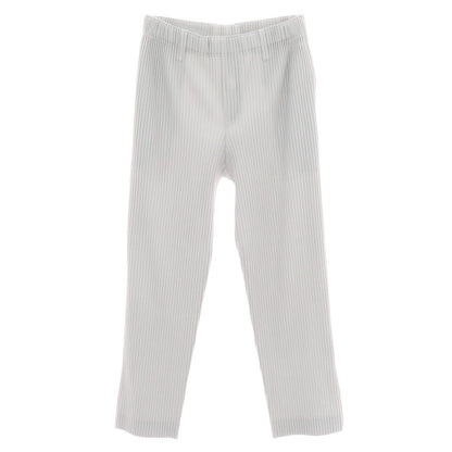 【中古】オム プリッセ イッセイミヤケ HOMME PLISSE ISSEY MIYAKE ポリエステル プリーツ イージーパンツ ライトグレー【 3 】【 状態ランクA 】【 メンズ 】