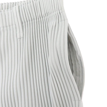 【中古】オム プリッセ イッセイミヤケ HOMME PLISSE ISSEY MIYAKE ポリエステル プリーツ イージーパンツ ライトグレー【 3 】【 状態ランクA 】【 メンズ 】