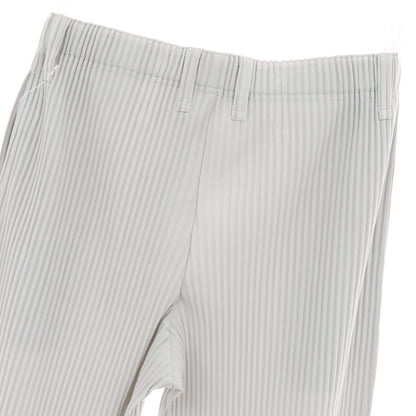【中古】オム プリッセ イッセイミヤケ HOMME PLISSE ISSEY MIYAKE ポリエステル プリーツ イージーパンツ ライトグレー【 3 】【 状態ランクA 】【 メンズ 】