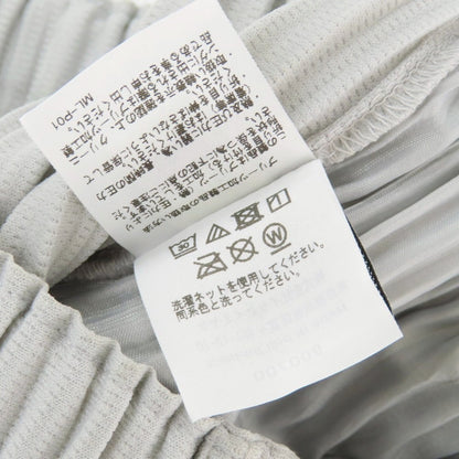 【中古】オム プリッセ イッセイミヤケ HOMME PLISSE ISSEY MIYAKE ポリエステル プリーツ イージーパンツ ライトグレー【 3 】【 状態ランクA 】【 メンズ 】