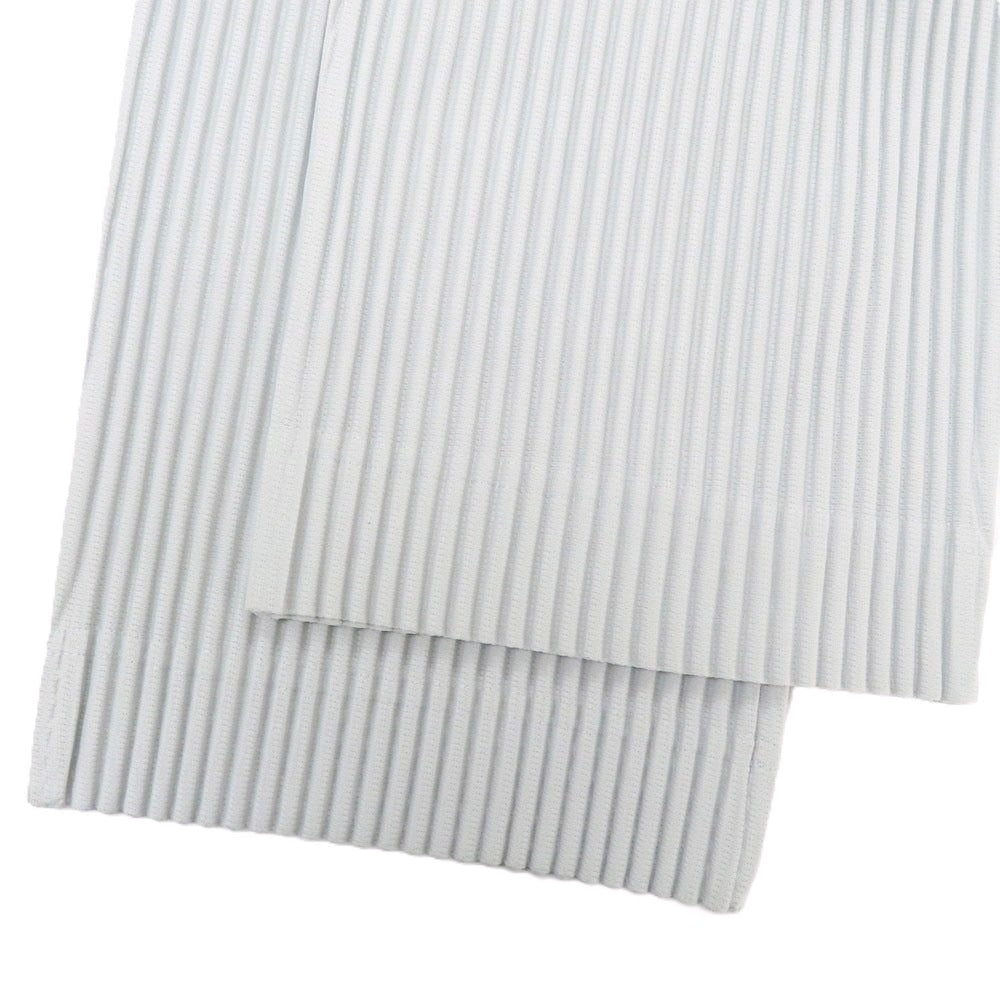 【中古】オム プリッセ イッセイミヤケ HOMME PLISSE ISSEY MIYAKE ポリエステル プリーツ イージーパンツ ライトグレー【サイズ3】【 状態ランクA 】【 メンズ 】 [CPD]