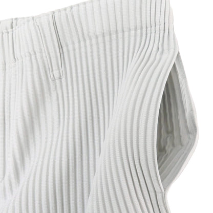 【中古】オム プリッセ イッセイミヤケ HOMME PLISSE ISSEY MIYAKE ポリエステル プリーツ イージーパンツ ライトグレー【 3 】【 状態ランクA 】【 メンズ 】