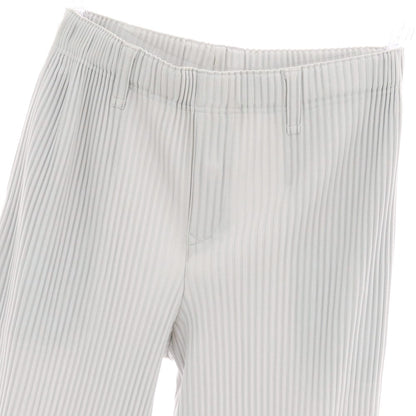 【中古】オム プリッセ イッセイミヤケ HOMME PLISSE ISSEY MIYAKE ポリエステル プリーツ イージーパンツ ライトグレー【 3 】【 状態ランクA 】【 メンズ 】