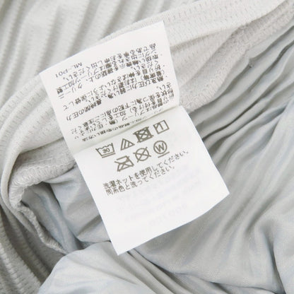 【中古】オム プリッセ イッセイミヤケ HOMME PLISSE ISSEY MIYAKE ポリエステル プリーツ イージーパンツ ライトグレー【サイズ3】【 状態ランクA 】【 メンズ 】 [CPD]