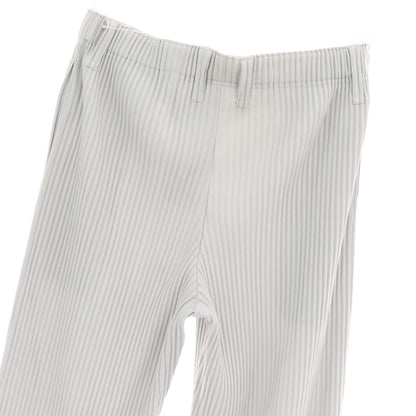 【中古】オム プリッセ イッセイミヤケ HOMME PLISSE ISSEY MIYAKE ポリエステル プリーツ イージーパンツ ライトグレー【 3 】【 状態ランクA 】【 メンズ 】